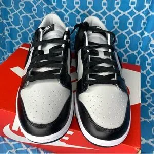 Nike dunk low Men’s size 10.5 chenille swoosh black grey fog panda white rare og Nike Dunk Low Chenille Swoosh Black Grey Fog | eBay main image 2